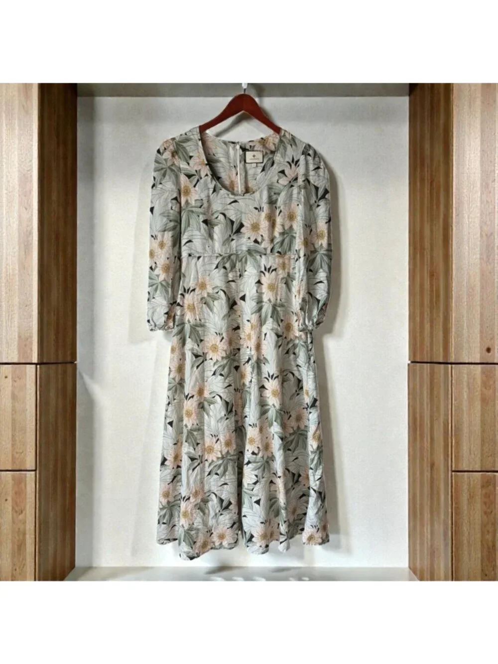Tuckernuck Madison Des Fleurs Dress Floral Linen Blend Maxi Pockets Size S - Picture 2 of 9